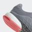 Adidas Mens Barricade Code Boost 2018 Tennis Shoes - Matte Silver/Scarlet - thumbnail image 8