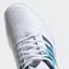 Adidas Womens Barricade Court Tennis Shoes - White/Blue - thumbnail image 7