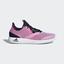 Adidas Womens Adizero Defiant Bounce Tennis Shoes - Legend Ink/Shock Pink