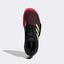 Adidas Mens SoleCourt Tennis Shoes - Black/Shock Red - thumbnail image 2