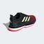 Adidas Mens SoleCourt Tennis Shoes - Black/Shock Red - thumbnail image 5
