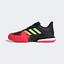 Adidas Mens SoleCourt Tennis Shoes - Black/Shock Red - thumbnail image 6