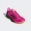 Adidas Womens Adizero Ubersonic 3.0 Tennis Shoes - Shock Pink/Legend Ink - thumbnail image 4