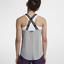 Nike Girls Dri-FIT Training Tank Top - Wolf Grey/Black - thumbnail image 5