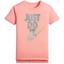 Nike Girls Sportswear JDI T-Shirt - Bleached Coral - thumbnail image 1