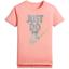 Nike Girls Sportswear JDI T-Shirt - Bleached Coral - thumbnail image 1