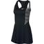 Nike Womens Dri-FIT Maria Tennis Dress - Black/Wolf Grey/Guava Ice - thumbnail image 1