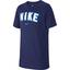 Nike Boys Sportwear Block Tee - Blue Void - thumbnail image 1