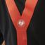 Adidas Womens Y-3 Roland Garros 3/4 Sleeve Tee - Black/Red - thumbnail image 6