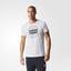 Adidas Mens Tennis Ball Tee - White - thumbnail image 3