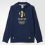 Adidas Mens Olympic Team GB Hoodie - Blue - thumbnail image 1