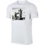 Nike Mens NikeCourt Tennis Tee Wimbledon - White/Black  - thumbnail image 1