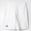 Adidas Mens Barricade Bermuda Shorts - White - thumbnail image 1