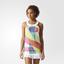Adidas Womens Adizero Tank - White/Shock Red - thumbnail image 3