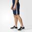 Adidas Mens T16 ClimaCool Shorts - Navy/White - thumbnail image 4