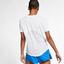 Nike Womens Miler Short Sleeve Top - White - thumbnail image 2