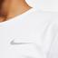 Nike Womens Miler Short Sleeve Top - White - thumbnail image 3