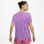 Nike Womens Miler Short Sleeve Top - Fuchsia Glow - thumbnail image 2