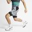 Nike Mens Flex Ace Printed Tennis Shorts - Cool Grey/Black