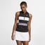 Nike Womens Power Slam Tennis Tank - Black/White - thumbnail image 1