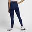 Nike Womens One Tights - Blue Void/White - thumbnail image 5