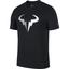 Nike Mens Dri-FIT Rafa T-Shirt - Black/White - thumbnail image 1