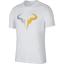 Nike Mens Dri-FIT Rafa T-Shirt - White/Laser Orange - thumbnail image 1