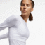 Nike Womens Long Sleeved Mesh Top - White - thumbnail image 3
