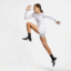 Nike Womens Long Sleeved Mesh Top - White - thumbnail image 4