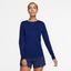 Nike Womens Long Sleeved Mesh Top - Deep Royal Blue/Noble Red - thumbnail image 1