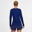 Nike Womens Long Sleeved Mesh Top - Deep Royal Blue/Noble Red - thumbnail image 2