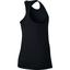 Nike Womens Pro Mesh Tank Top - Black - thumbnail image 2