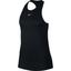 Nike Womens Pro Mesh Tank Top - Black - thumbnail image 1