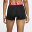 Nike Womens Pro 3 Inch Shorts - Black/Gym Red - thumbnail image 2