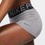 Nike Womens Pro 3 Inch Shorts - Gunsmoke - thumbnail image 3