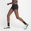 Nike Womens Pro 3 Inch Shorts - Black/White - thumbnail image 1