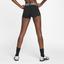 Nike Womens Pro 3 Inch Shorts - Black/White - thumbnail image 2