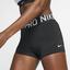 Nike Womens Pro 3 Inch Shorts - Black/White - thumbnail image 3