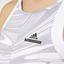 Adidas Womens SMC Barricade Tank Top - White/Oyster Grey - thumbnail image 6