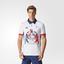 Adidas Mens Rio 2016 Team GB Olympic Climachill Polo - White/Blue - thumbnail image 1