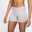 Nike Womens 5 Inch Metallic Shorts - Atmosphere Grey - thumbnail image 1