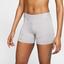Nike Womens 5 Inch Metallic Shorts - Atmosphere Grey - thumbnail image 1