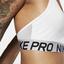 Nike Womens Classic T-Back Medium-Support Sports Bra - White - thumbnail image 3