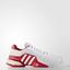 Adidas Mens Barricade Boost 2016 Tennis Shoes - White/Red - thumbnail image 1