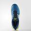 Adidas Mens Barricade Classic Bounce Tennis Shoes - Blue/Green - thumbnail image 2