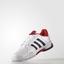 Adidas Mens Barricade Club Tennis Shoes - White/Red - thumbnail image 4