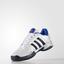 Adidas Mens Barricade Club Carpet Tennis Shoes - White/Blue - thumbnail image 4