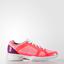 Adidas Womens SMC Barricade Boost 2016 Tennis Shoes - Red - thumbnail image 1