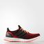 Adidas Mens Ultra Boost Running Shoes - Solar Red/Black - thumbnail image 1