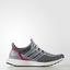 Adidas Womens Ultra Boost Running Shoes - Grey/Pink - thumbnail image 1